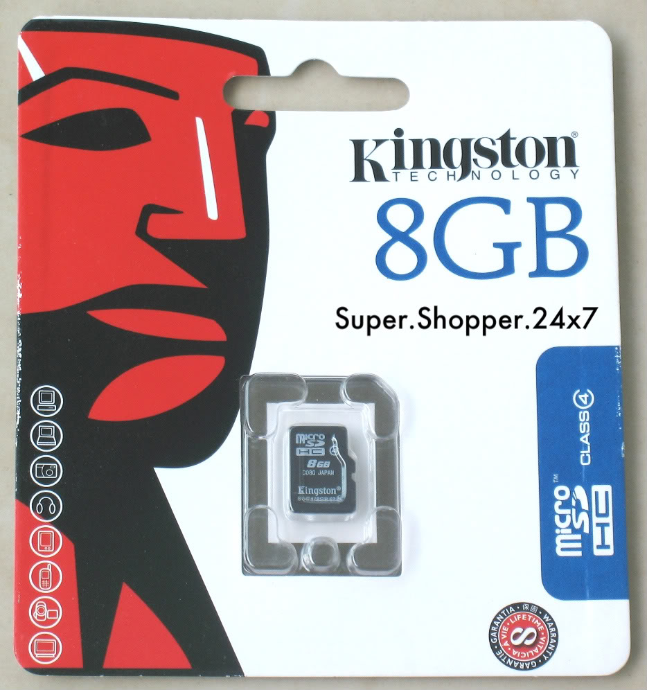Kingston 8gb. Kingston Micro 8gb.